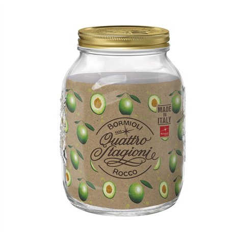 Bormioli Rocco BOR1298 4 Seasons Jar with Capsules