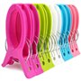 TOKERD 10 Pcs Grandes Pinces à Serviette de Plage pour Transat Gros Pinces à Linge Grosse épingles pour Serviette