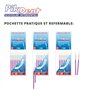 Brossettes interdentaires Pikdent - Essayez et trouvez votre taille - Assortiment de 14 brossettes - «Lo Stuzzicolino» (Double s