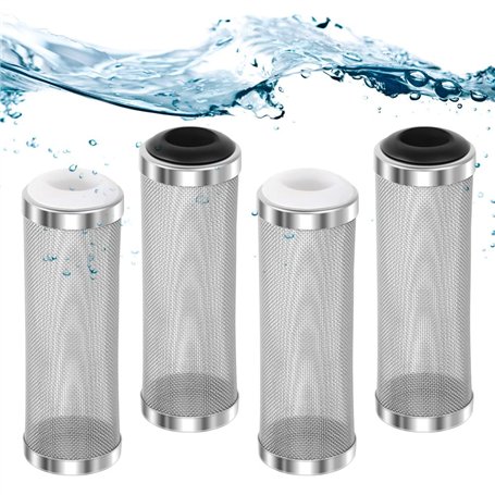 Heqishun 4 Pièces 16mm Garde de Filtre d'Aquarium