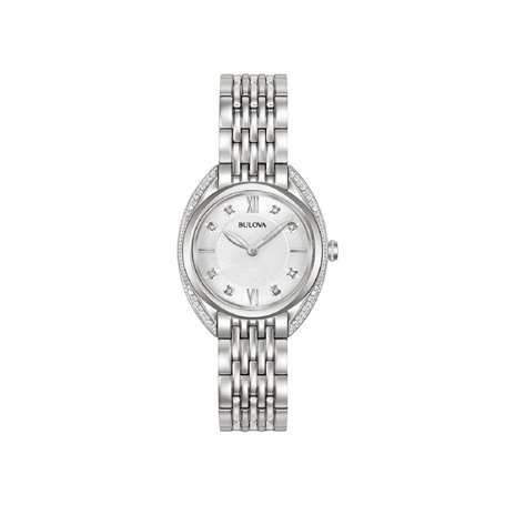 Bulova Mixte Analogique Quartz Montre avec Bracelet en 96R212