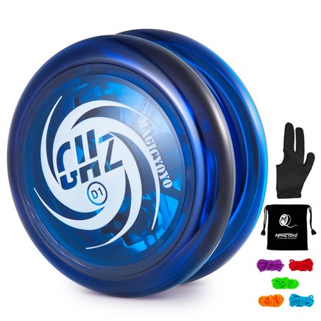 MAGICYOYO D1 GHZ Réactif pour Enfants et Débutants - Yoyo Professionnel Looping avec 5 Cordes de Rechange