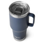 YETI Rambler Travel Mug, Stainless Steel Vacuum Insulated Mug with Stronghold Lid, Navy, 30 oz (887 ml)