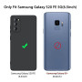 YLK 1 Pièces Coque Samsung Galaxy S20 FE / S20 FE 5G, Doublure en Fibre, Etui Housse Silicone Mince Souple Anti-Rayures Antichoc