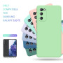 YLK 1 Pièces Coque Samsung Galaxy S20 FE / S20 FE 5G, Doublure en Fibre, Etui Housse Silicone Mince Souple Anti-Rayures Antichoc