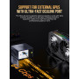 GMKtec AI Mini PC AMD Ryzen AI 9 HX-370 Série (5,1 GHz) Mini Ordinateur de Jeu, 32 Go LPDDR5X 1 to PCIe 4.0 SSD Triple Affichage