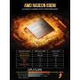 GMKtec AI Mini PC AMD Ryzen AI 9 HX-370 Série (5,1 GHz) Mini Ordinateur de Jeu, 32 Go LPDDR5X 1 to PCIe 4.0 SSD Triple Affichage