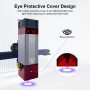 Kit module laser amélioré de puissance optique 10W avec assistance pneumatique et protection oculaire magnétique ensemble, 80W t