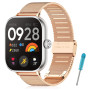 BDIG Bracelet Métal Compatible avec Xiaomi Redmi Watch 5/4 et Mi Band 9/8 Pro - Remplacement en Acier Inoxydable