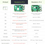 iRasptek Raspberry Pi 5 Kit de démarrage 8Go - Édition OS-Bookworm de 128Go préinstallée (boîtier Aluminium)