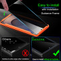 IMBZBK 3 Pièces Verre Trempé pour Samsung Galaxy S25 Ultra Ecran Anti Espion avec 3 Pièces Protection Camera Objectif Accessoire