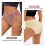 flintronic Lot de 6 Culotte Femme Coton, Stretch Slips Femme Coton Culotte, Confortables Doux Slips, Multipack, Multicolores