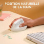 Logitech - Souris Lift pour Mac - Ergonomique sans fil - Blanc 79,99 €