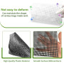 8 Feuilles de Toile en Maille Plastique 30 * 20cm Canevas Plastique Broderie Maille Trous 2.5mm Toile de Maille pour Sac Bricola