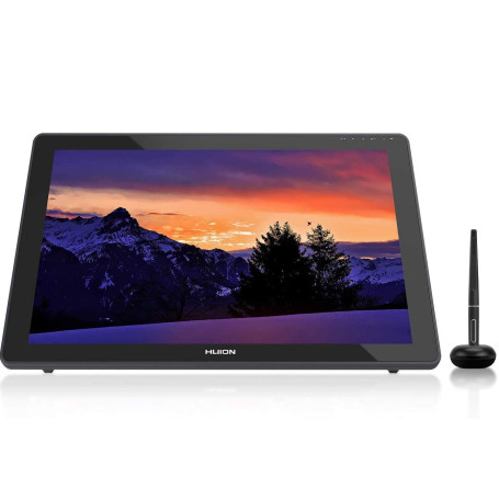 HUION Kamvas 22 Tablette Graphique avec écran, 2020 Nouveau Moniteur de Dessin FHD 21,5 Pouces, Nouveau Stylet PW517 pour Dessin