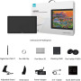 HUION Kamvas 22 Tablette Graphique avec écran, 2020 Nouveau Moniteur de Dessin FHD 21,5 Pouces, Nouveau Stylet PW517 pour Dessin