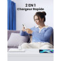 UGREEN 2Pcs 20W Chargeur USB C Rapide iPhone 2 Ports GaN Prise Secteur Compatible avec iPhone 17 Pro Max Air 16 15 14 13 12 11 P