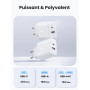 UGREEN 2Pcs 20W Chargeur USB C Rapide iPhone 2 Ports GaN Prise Secteur Compatible avec iPhone 17 Pro Max Air 16 15 14 13 12 11 P