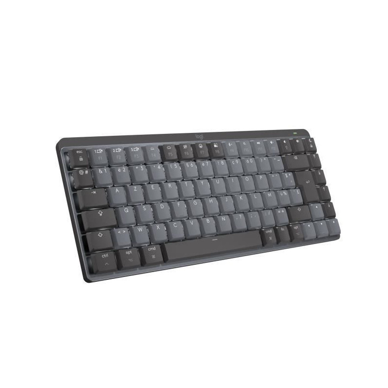 Logitech MX Mini Mechanical for Mac clavier Bluetooth Azerty Français Graphite, Gris