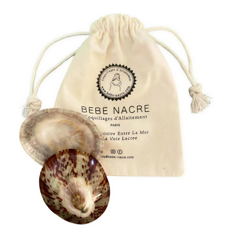 Bébé Nacre Coquillages Allaitement 100% Naturels, Atelier Français Artisanal, Protection Cicatrisation mamelons, Apaise Soulage