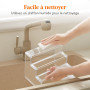 Lifewit Présentoir Transparent à 4 niveaux, Pack de 1 Présentoirs en Plastique, Organisateurs en Plastique pour Figures, Cupcake