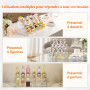 Lifewit Présentoir Transparent à 4 niveaux, Pack de 1 Présentoirs en Plastique, Organisateurs en Plastique pour Figures, Cupcake