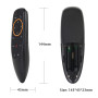 DollaTek Télécommande pour PC Air Mouse 2,4 GHz avec fonction gyroscope vocal pour Google Android TV Box Smart TV PC HTPC Raspbe