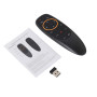 DollaTek Télécommande pour PC Air Mouse 2,4 GHz avec fonction gyroscope vocal pour Google Android TV Box Smart TV PC HTPC Raspbe