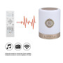 Le Coran Haut Parleur,Tbest Veilleuse Coranue,Boule Lumineux Coranue,Lampe Coran,Haut-Parleur Lecteur R Coran,Lampe Led Tactile 