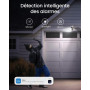 AOSU 3K Caméra de Surveillance WiFi Extérieure sans Fil Solaire, Base + 4 Caméras, Autonomie de 365j, 1920p, Étanchiété IP67, Vi