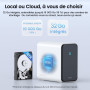 AOSU 4K UHD AI Camera Exterieur sans Fil Solaire 6-Cam Kit avec HomeCortex Reconnaissance faciale & Analyse comportementale Déte