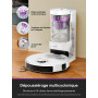 EUREKA E20 Evo Plus Robot Aspirateur Laveur avec Station sans Sac Aspiration 10000 Pa Aspirateur Robot Autovidange, Anti Enchevê