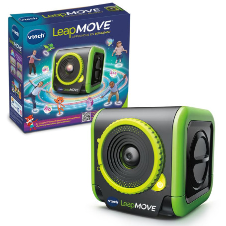 VTech - LeapMOVE Console TV Éducative - Apprendre en Bougeant avec 25 Aventures et Jeux Éducatifs - Console Jeux Enfant Plug & P