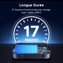 UGREEN LDAC Récepteur Bluetooth 6.0 Jack pour Voiture Adaptateur AUX Voiture avec Micro Intégré Appels Mains Libres 17H d'Autono