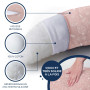 Niimo Coussin de Grossesse et d'allaitement XXL - Housse de Coussin Maternité 100% Coton, Distingué par Deux Prix en 2022, Lavab