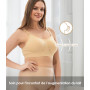 HOFISH Soutien-Gorge de maternité et d'allaitement sans Couture pour l'allaitement et Le Sommeil Pendant la Grossesse, avec rall