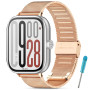 WindRen Métal Bracelets Compatible avec Xiaomi Redmi Watch 5/Xiaomi Redmi Watch 4/Xiaomi Mi Band 8 Pro, Acier Inoxydable en Méta