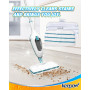 KEEPOW Lingettes pour Black et Decker Nettoyeur Vapeur, Compatible avec Black et Decker Steam Mop FSM1630S/FSMP20, Lot de 5