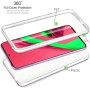 COPHONE® Coque Compatible Samsung Galaxy A71 Entièrement Transparente 360 Protection intégrale Avant Souple + arrière Rigide. Ho