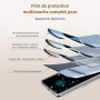Cable Leader 2 pièces Verre Trempé pour Xiaomi Mi 10/10 Pro 5G, Haute Sensibilité, pas de bulles, 3D Couverture Totale vitre pro