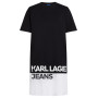 KARL LAGERFELD JEANS, Femme, Robe T-Shirt À Logo, Coupe Régulière