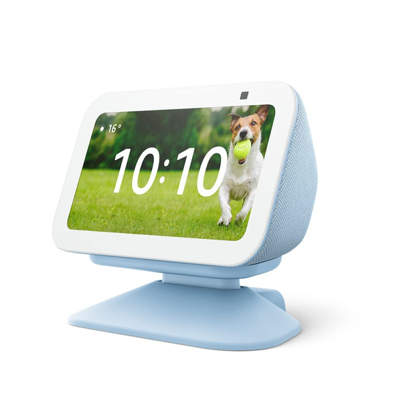 Support Réglable Pour Echo Show 8 Et 11 (2025) - Inclinaison 40°, Pivot 360° - Métal Graphite - Fixation Aimantée