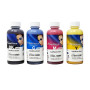 Ink Tec Sublinova Smart DTI Encres de sublimation 100ml Lot de 4 couleurs (C, M, Y, K).