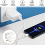Menibeuty Chargeur XIaomi 90W, avec Câble USB C 1.5m, Prise Turbo Chargeur Rapide Xiaomi 15 14 13 Ultra Poco X7 F7 Pro Redmi Not