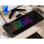 Geeky GK61 60% | Hot Swappable Clavier de Jeu Mécanique | 62 Touches Multicolores Rétroéclairées RGB LED pour Gaming PC/Mac | IS