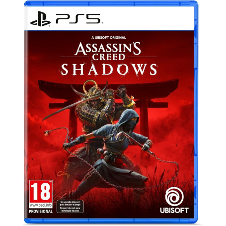 Assassin's Creed Shadows, Jeu PS5, Action-Aventure en Monde Ouvert au Japon Féodal, 18+, Ubisoft