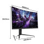 KOORUI Moniteur de Jeu incurvé 34 Pouces, WQHD 3440 x 1440, 240 Hz, réponse OD 1 ms-5 ms,HDR400,courbure 1500R,Hauteur/pivotemen