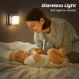 Veilleuse Prise Electrique, Lot de 2 Veilleuses LED avec Capteur de Crépuscule, Luminosité réglable, Veilleuse Enfant pour Chamb