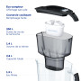 AQUAPHOR Carafe filtrante Amethyst avec 1 Filtre Maxfor+ 200L - 2,8 L - Noir