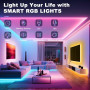 Ruban LED, 30M(2*15M) Led Chambre Flexible Bluetooth App Contrôle, RGB Bande LED, Synchroniser avec Rythme de Musique Led Strip,